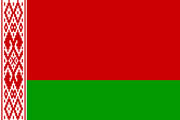 White Russia/Belarus Flag